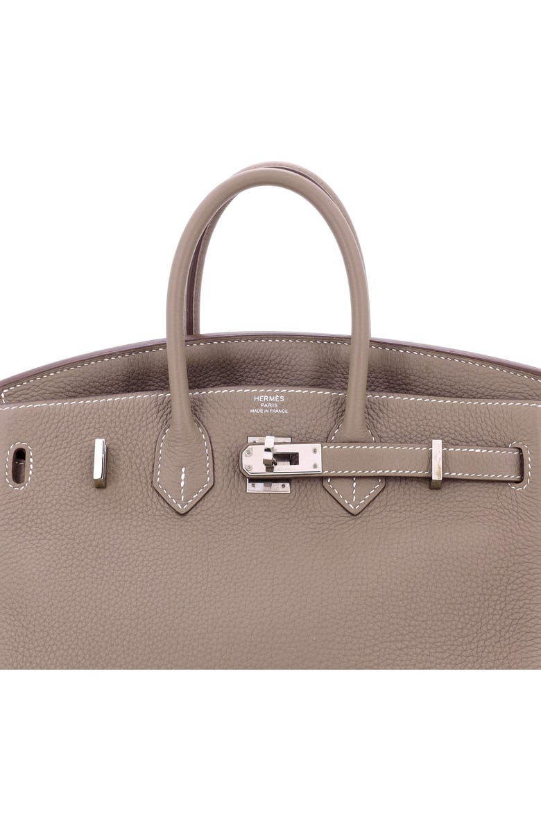 Pre-Owned Hermes Birkin Handbag Grey Togo with Palladium Hardware 25, Alternate, color, Etoupe