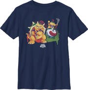 The Super Mario Galaxy Movie Boys' Bowser Dad and Son Bonding T-Shirt
