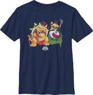 The Super Mario Galaxy Movie Boys' Bowser Dad and Son Bonding T-Shirt