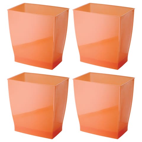 rectangular trash can, 2.5 gal. / 9.5 liter, 4-pack