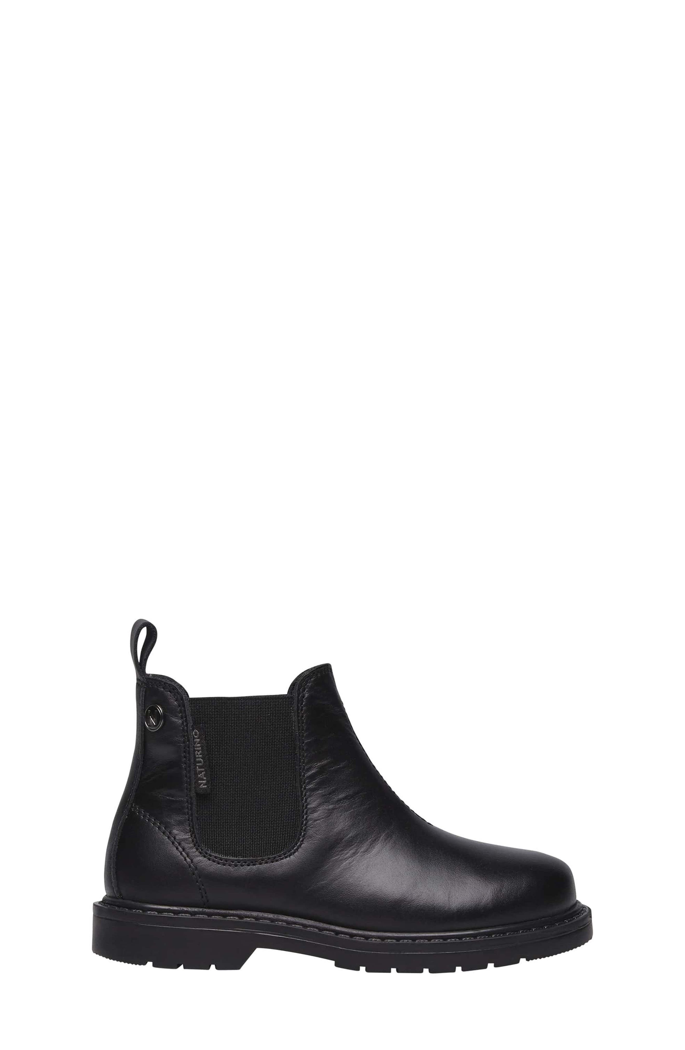 Naturino Piccadilly Chelsea Boot, Main, color, Black