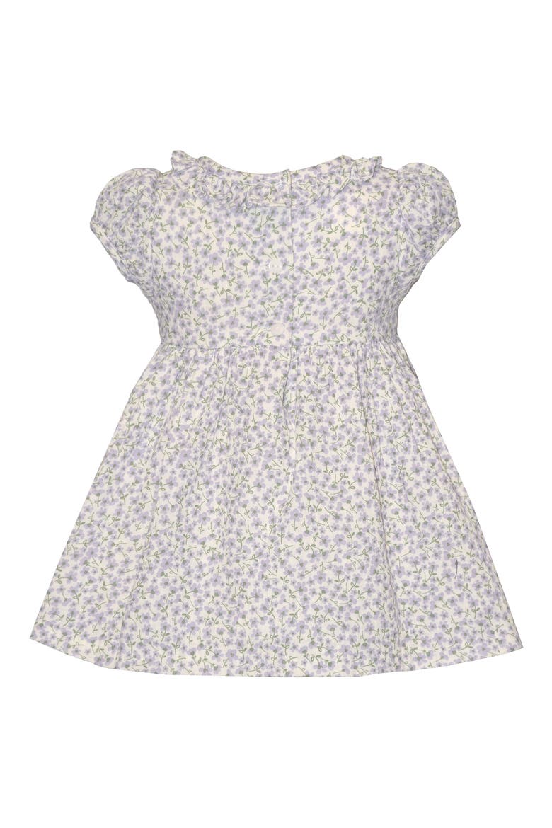 Ditsy Smocked Dress, Alternate, color, LAVENDAR
