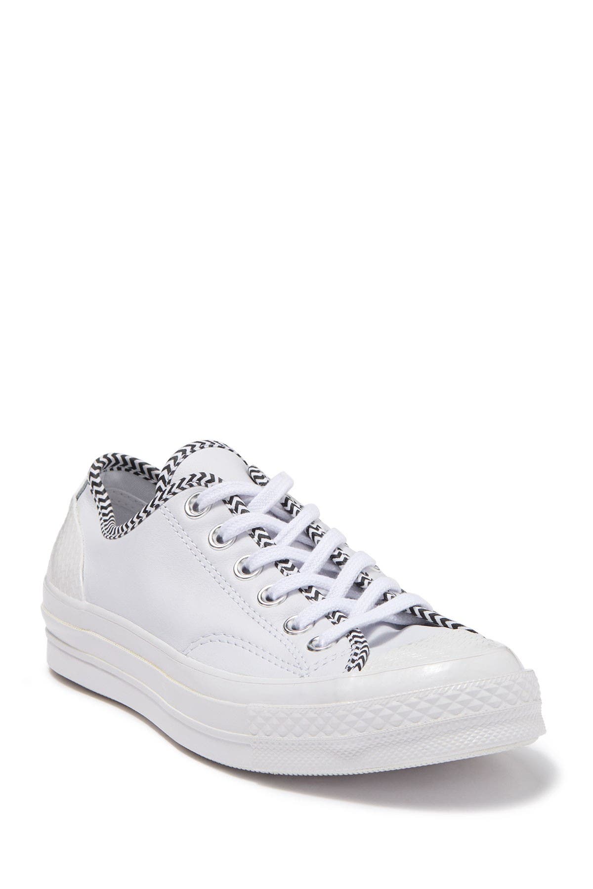 Converse Zigzag Leather Oxford Sneaker, Main, color, 