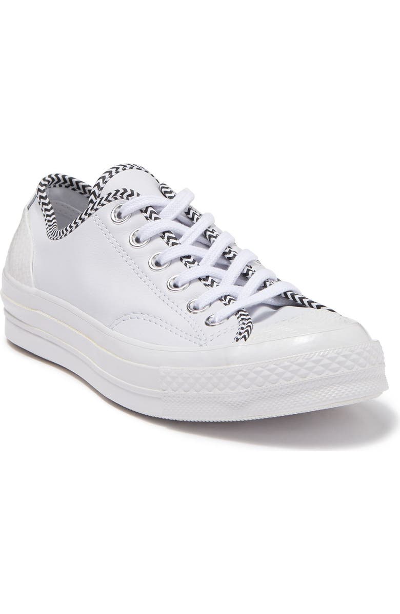 Converse Zigzag Leather Oxford Sneaker, Main, color,
