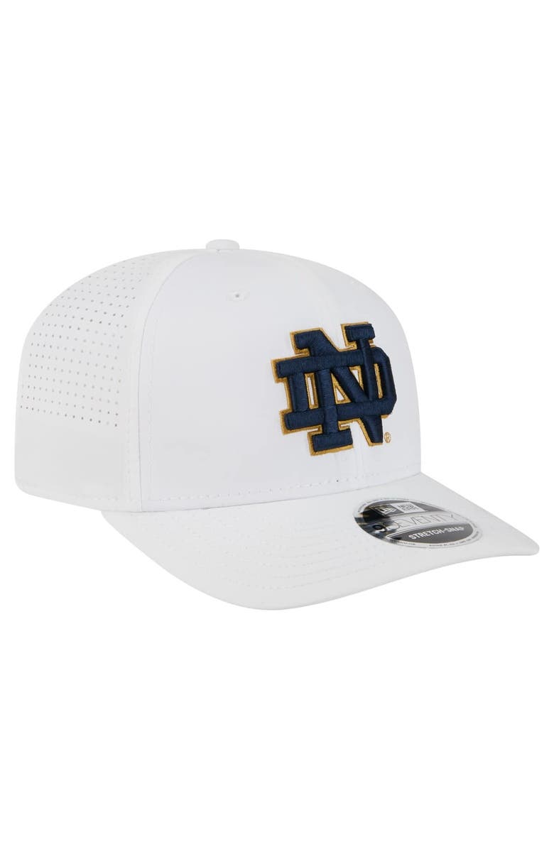 New Era Men's New Era White Notre Dame Fighting Irish Perform Vault 9SEVENTY Stretch-Snap Hat, Alternate, color, 