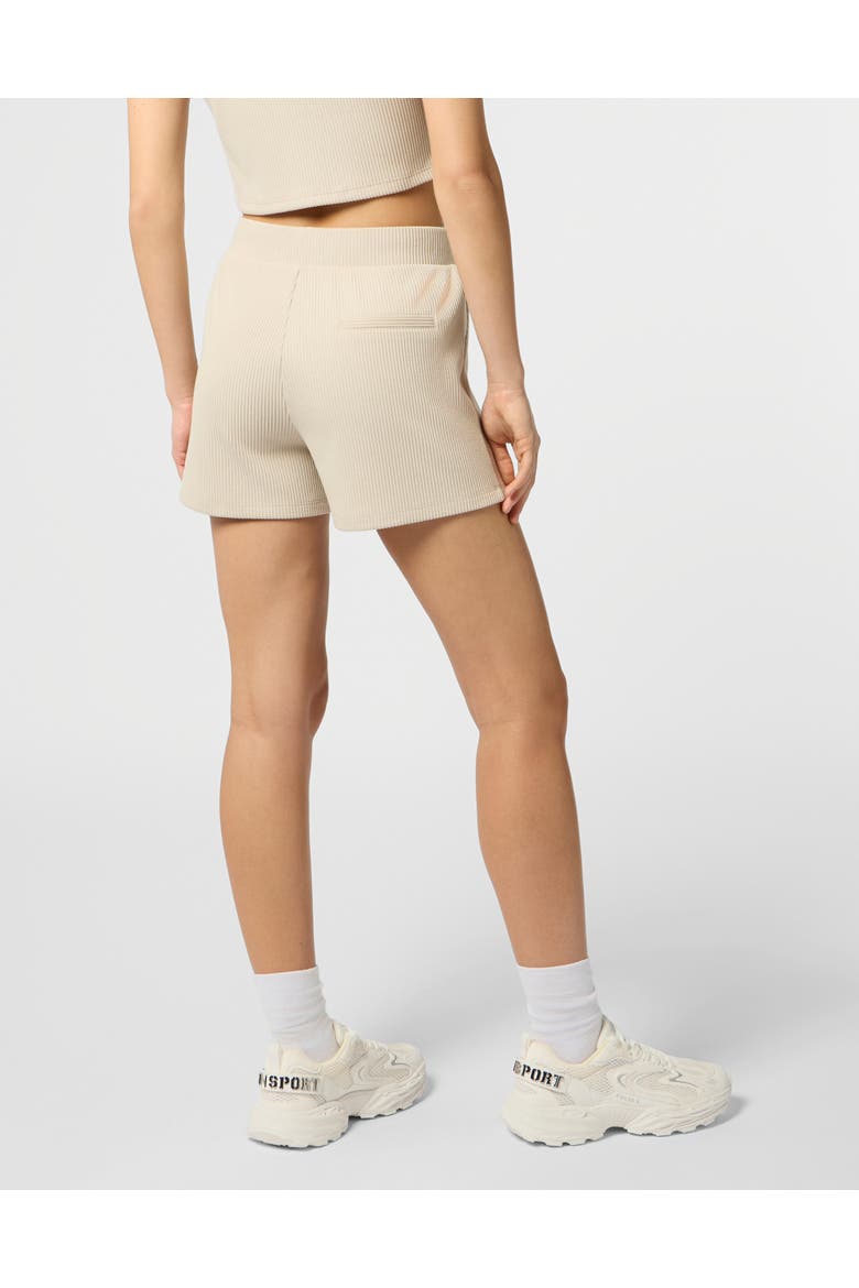 Ribbed Loose Fit Shorts Scratch Women, Alternate, color, OffWhite