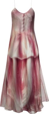 Maison Margiela Porcelain Print Midi Slipdress