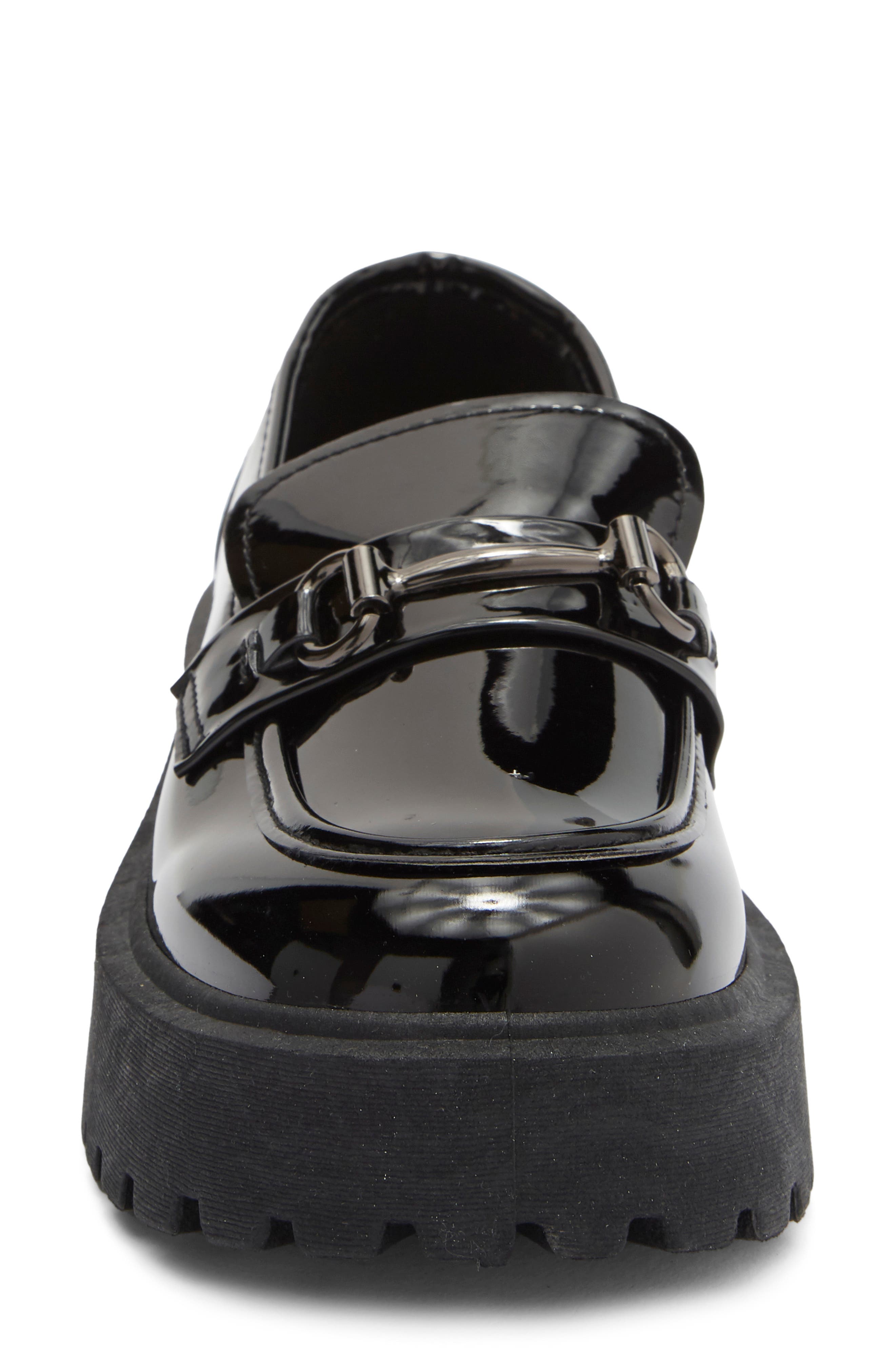 Tippy Bit Platform Loafer, Alternate, color, BLACK PATENT
