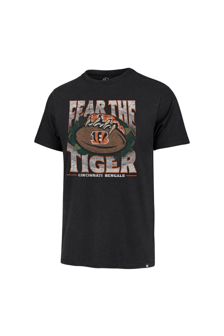 Men's '47 Black Cincinnati Bengals Regional Franklin T-Shirt, Alternate, color, Black