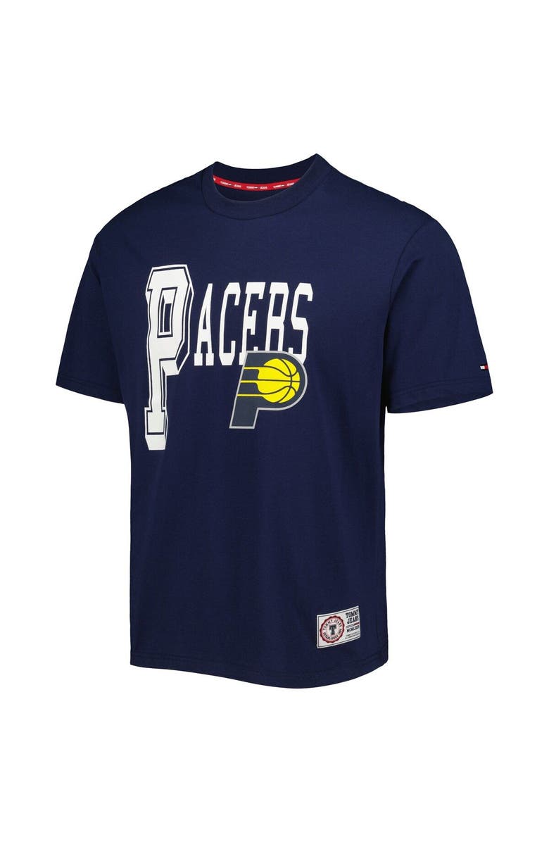 TOMMY JEANS Men's Tommy Jeans Navy Indiana Pacers Mel Varsity T-Shirt, Alternate, color, 