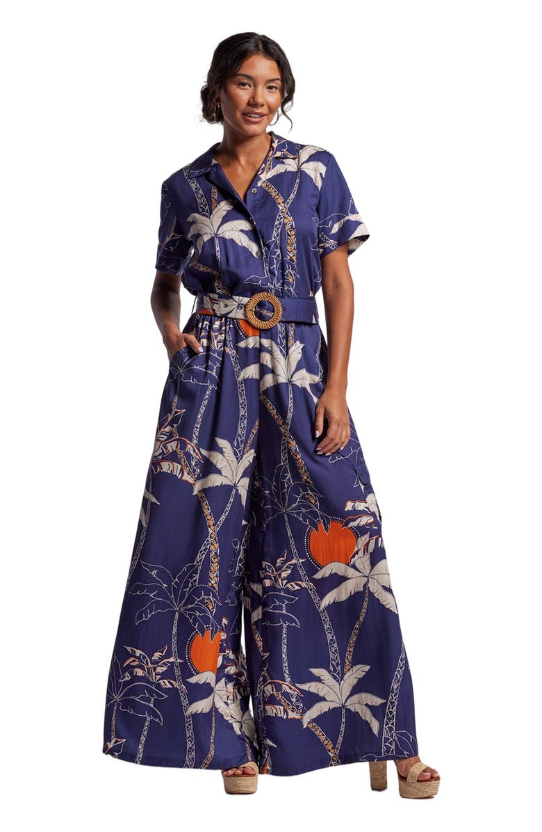Tori Richard High Palms Charla Jumpsuit, Main, color, 