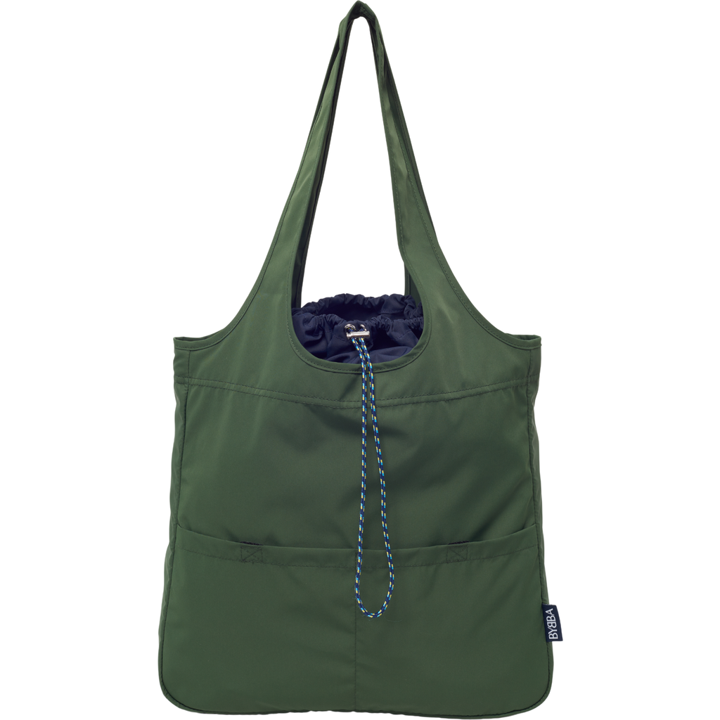 Bybba The Balos Tote Bag In Hunter Green