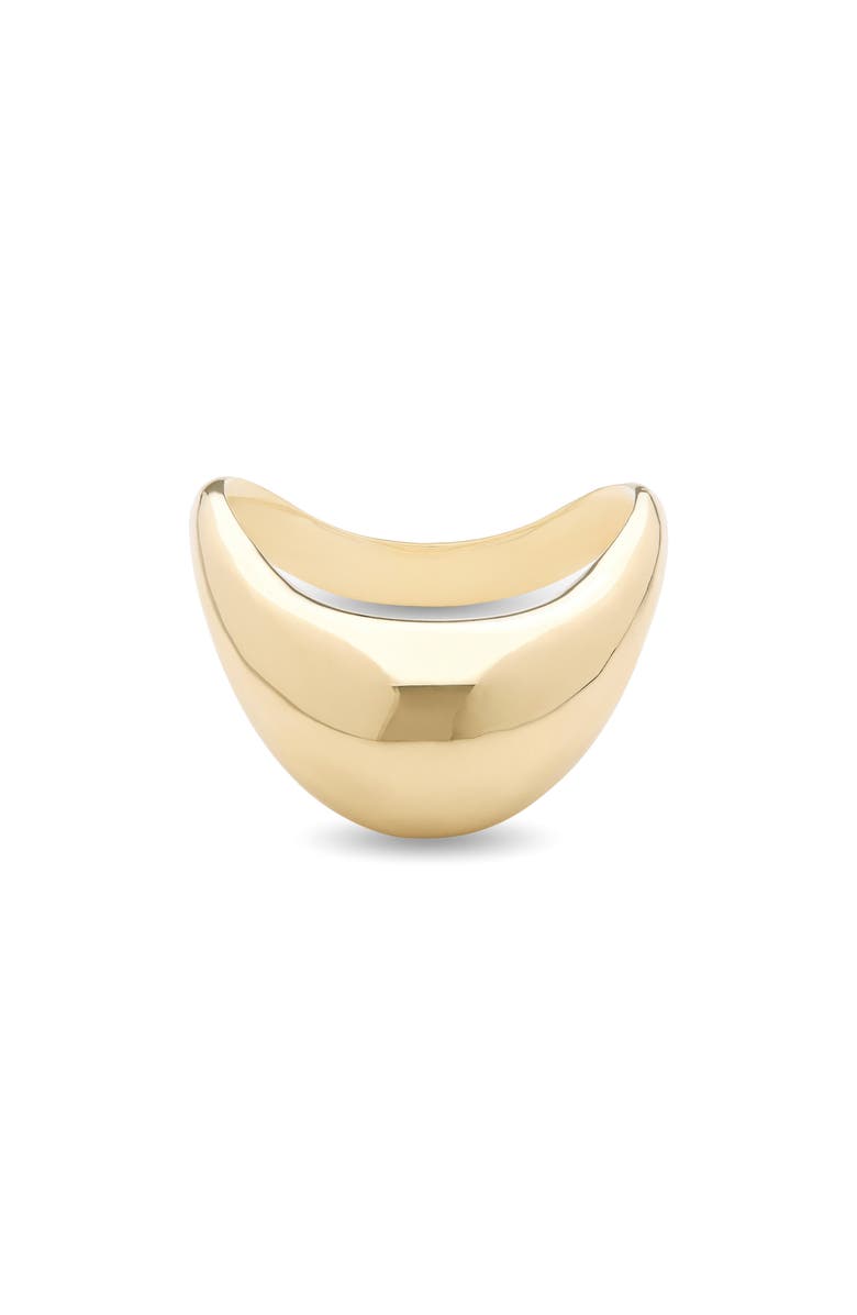 LANA Wavy Curved Bubble Ring, Main, color, Yellow Gold