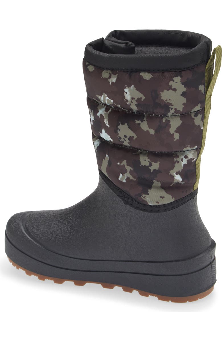 Bogs Snow Shell Waterproof Camo Boot, Alternate, color, Black Multi