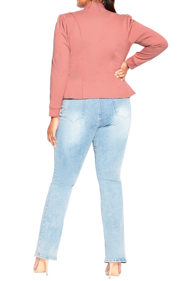 Piping Praise Jacket, Alternate, color, DUSTY PEACH