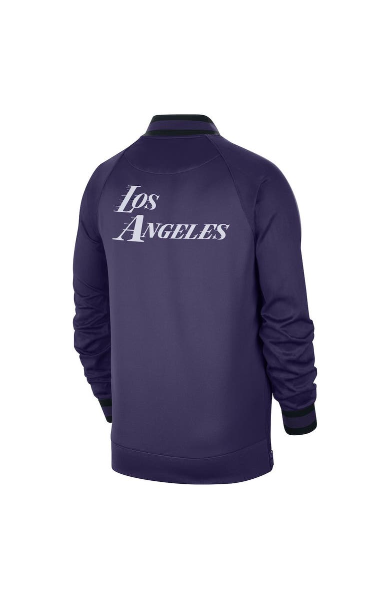 Nike Men's Nike Gray/White Los Angeles Lakers 2022/23 City Edition Showtime Thermaflex Full-Zip Jacket, Alternate, color,