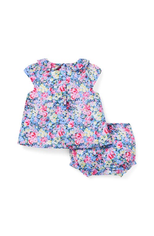 Janie And Jack Baby Floral Ruffle Collar Matching Set In Multi