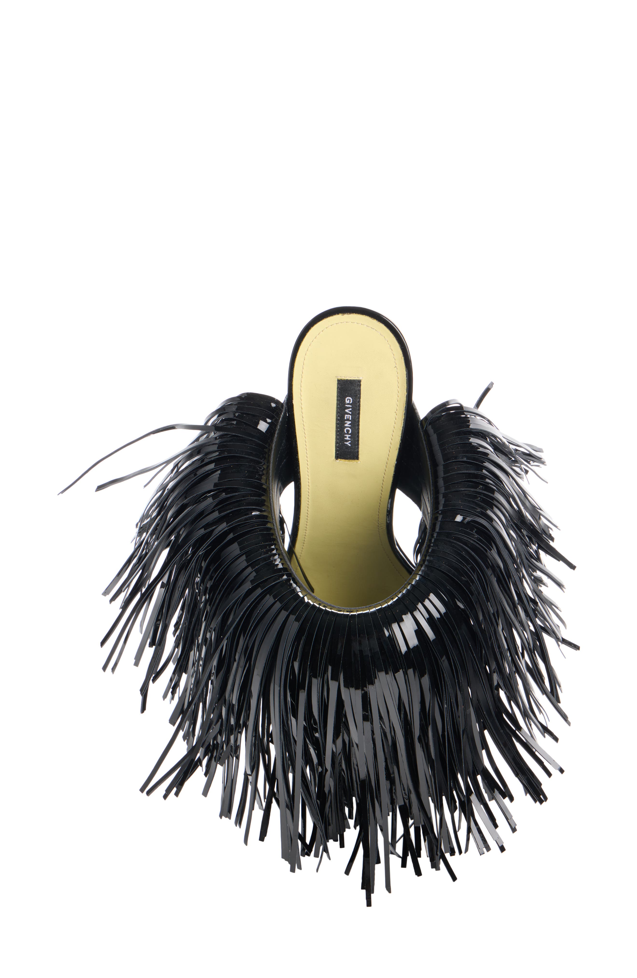 Givenchy Boudoir Fringe Sandal, Alternate, color, Black