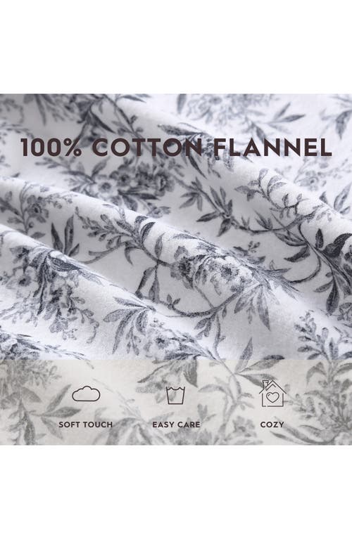 LAURA ASHLEY LAURA ASHLEY FAYE TOILE COTTON FLANNEL SHEET SET