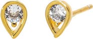 BY ADINA EDEN CZ Teardrop Stud Earring