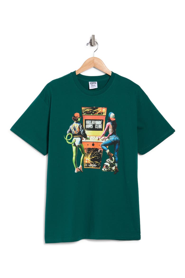 BB 2 Player Cotton Graphic T-Shirt, Alternate, color, RAIN FOREST