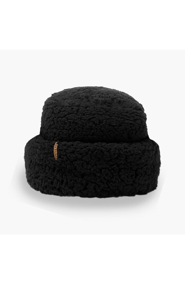 Turtle Fur Apres Fleece Tort Hat, Main, color, Black