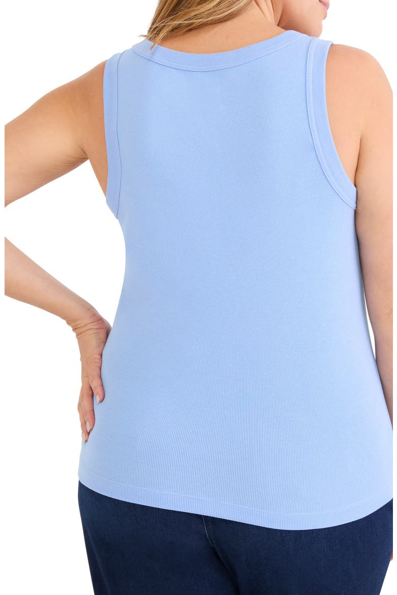 Perfect Knit Rib Scoop Neck Tank, Alternate, color, FRENCH BLUE