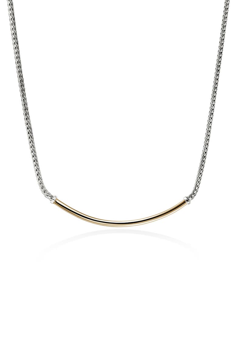 JH Essentials Necklace, 2.5mm, Main, color, SILVER/ GOLD