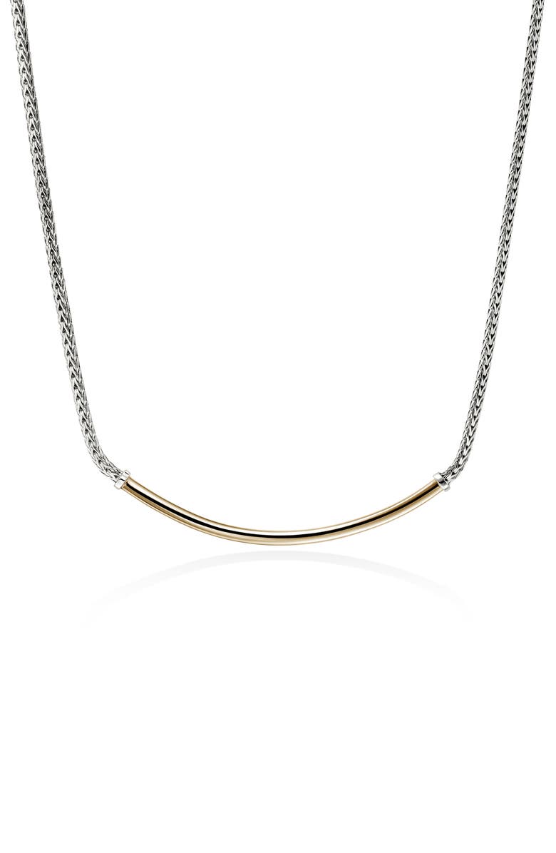 John Hardy JH Essentials Necklace, 2.5mm, Main, color, Silver/ Gold