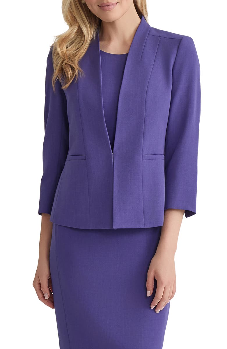 KASPER Three-Quarter Sleeve Jacket, Main, color, 