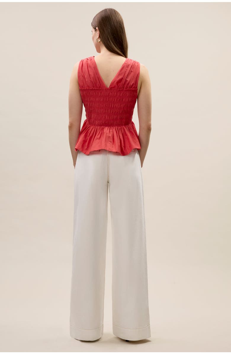 Rebecca Taylor Merrick Silk Cotton Top, Alternate, color,