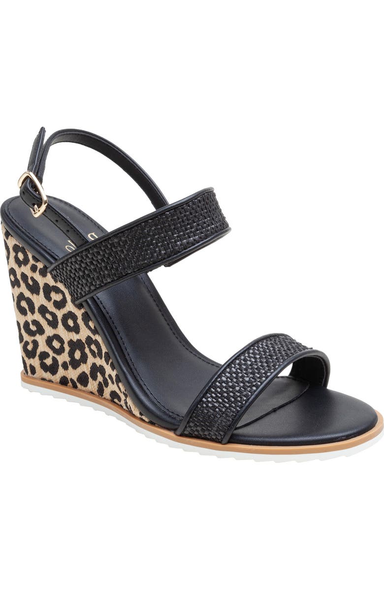 Linea Paolo Edith Wedge Sandal, Main, color, Black