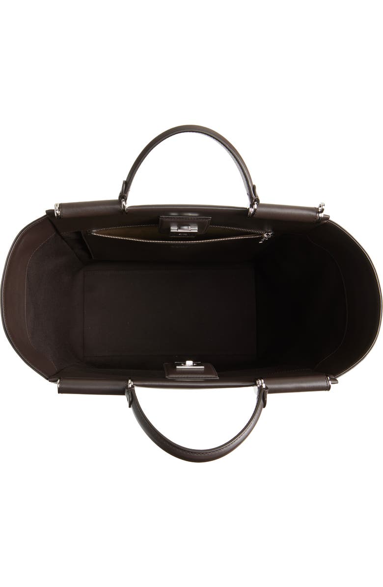 Dolce&Gabbana Sicily Stripe Jacquard Shoulder Bag, Alternate, color, Multicolor Marrone