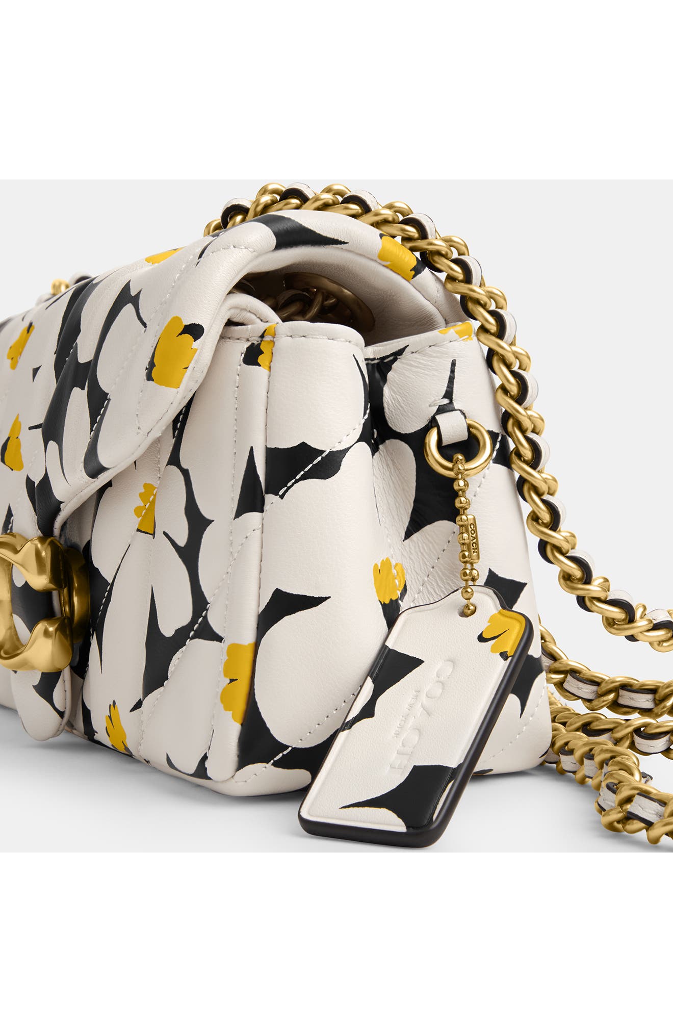 Tabby Quilted Convertible Shoulder Bag, Alternate, color, CHALK MULTI