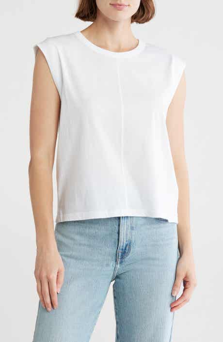 Melrose and Market Cotton Muscle Tank