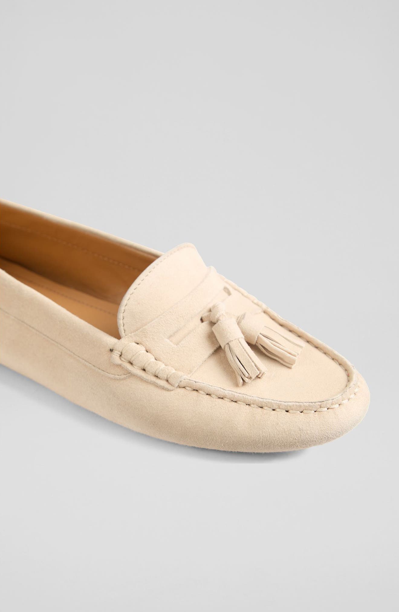 Leslie Tassel Loafer, Alternate, color, ECRU