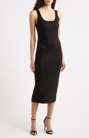 Elie Tahari Blakely Embellished Scoop Neck Sweater Dress