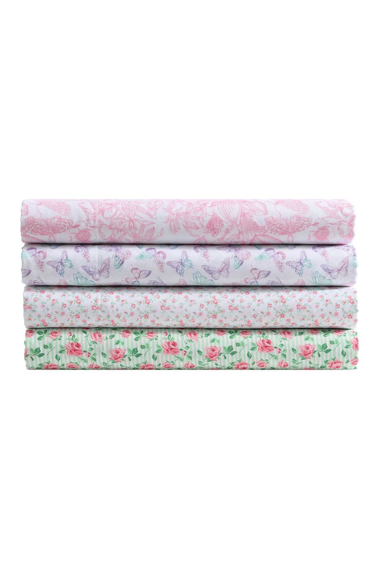 Whimsical Floral Sheet Set, Alternate, color, PASTEL MULTI