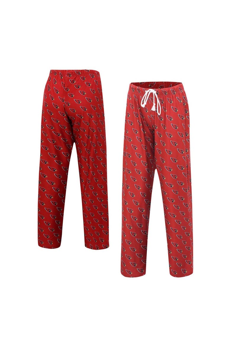 Women's Concepts Sport Cardinal Arizona Cardinals Gauge Allover Print Sleep Pants, Main, color, Cardinal