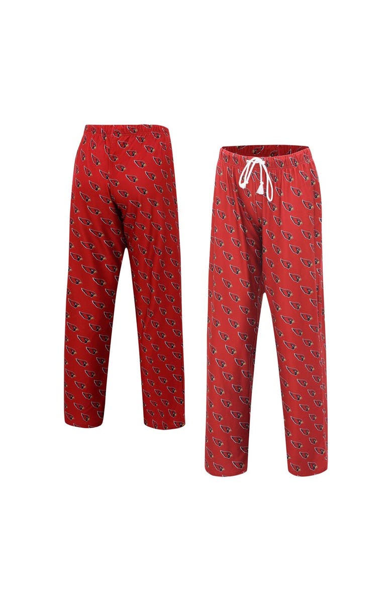 CONCEPTS SPORT Women's Concepts Sport Cardinal Arizona Cardinals Gauge Allover Print Sleep Pants, Main, color, Cardinal