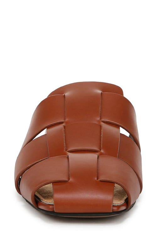 Franco Sarto Women's Tavana Fisherman Square Toe Flat Mules In Brown