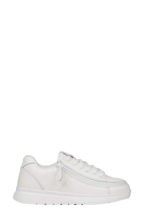 Billy Footwear Comfort Plush Zip Around Sneaker In White