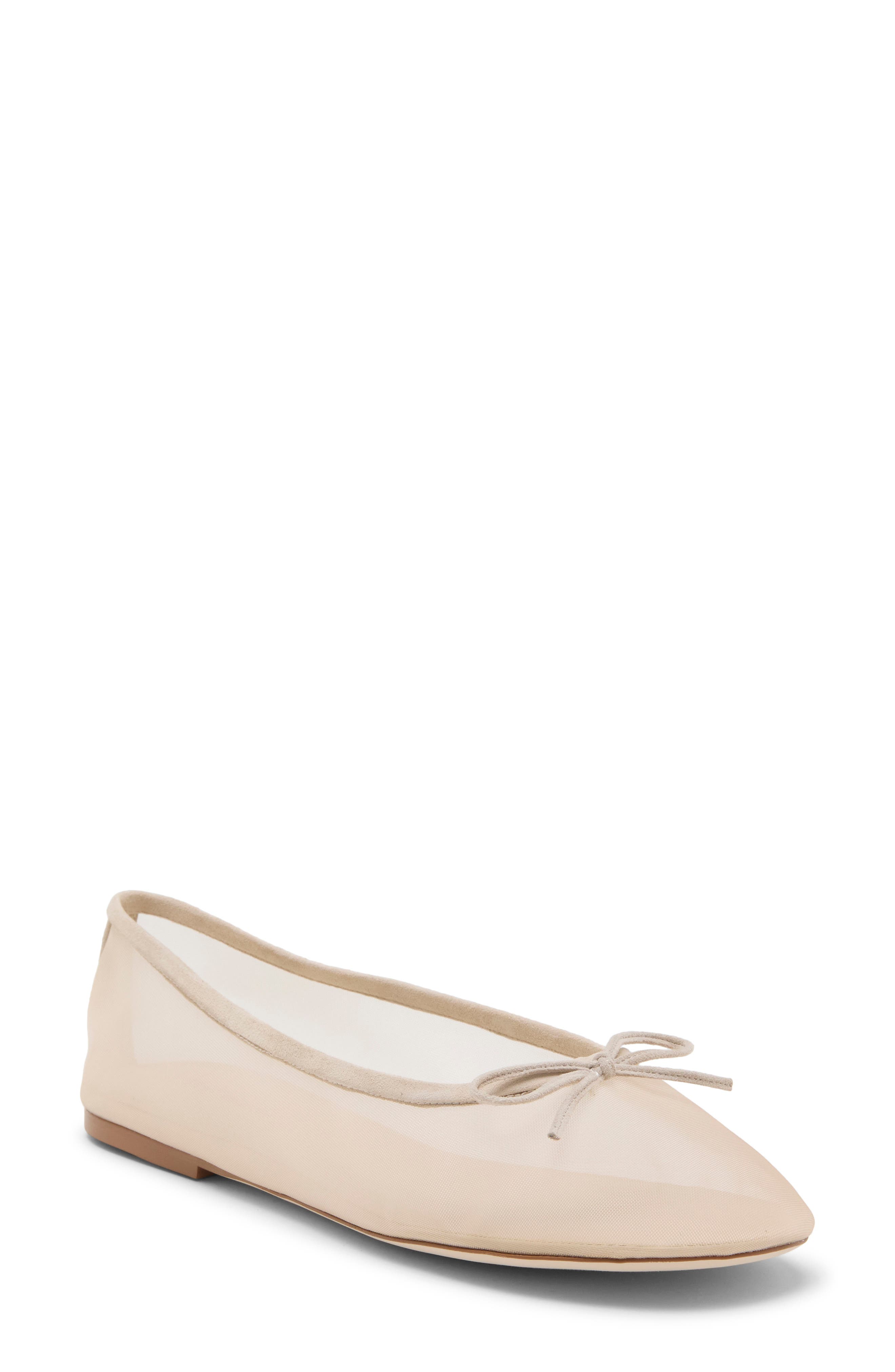Depart Mesh Ballet Flat, Main, color, BEIGE COMBO