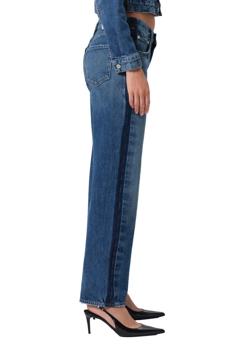 Lindz Low Rise Easy Straight Leg Jeans, Alternate, color, LIRO MD INDIGO