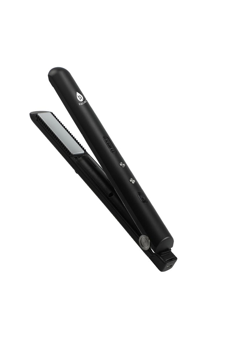 USB Rechargeable Cordless Hair Straightener, Main, color, Black