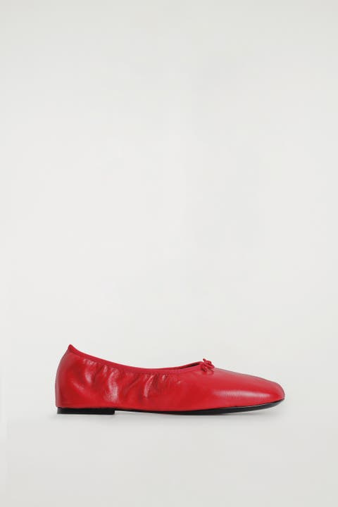 Leather Ballet Flats