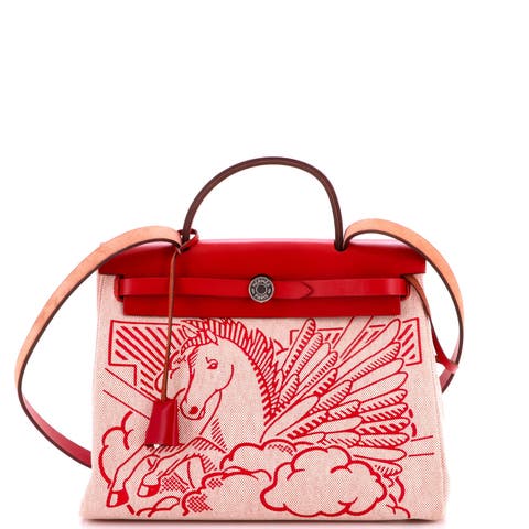Herbag Zip Pegase Pop Toile and Leather 31