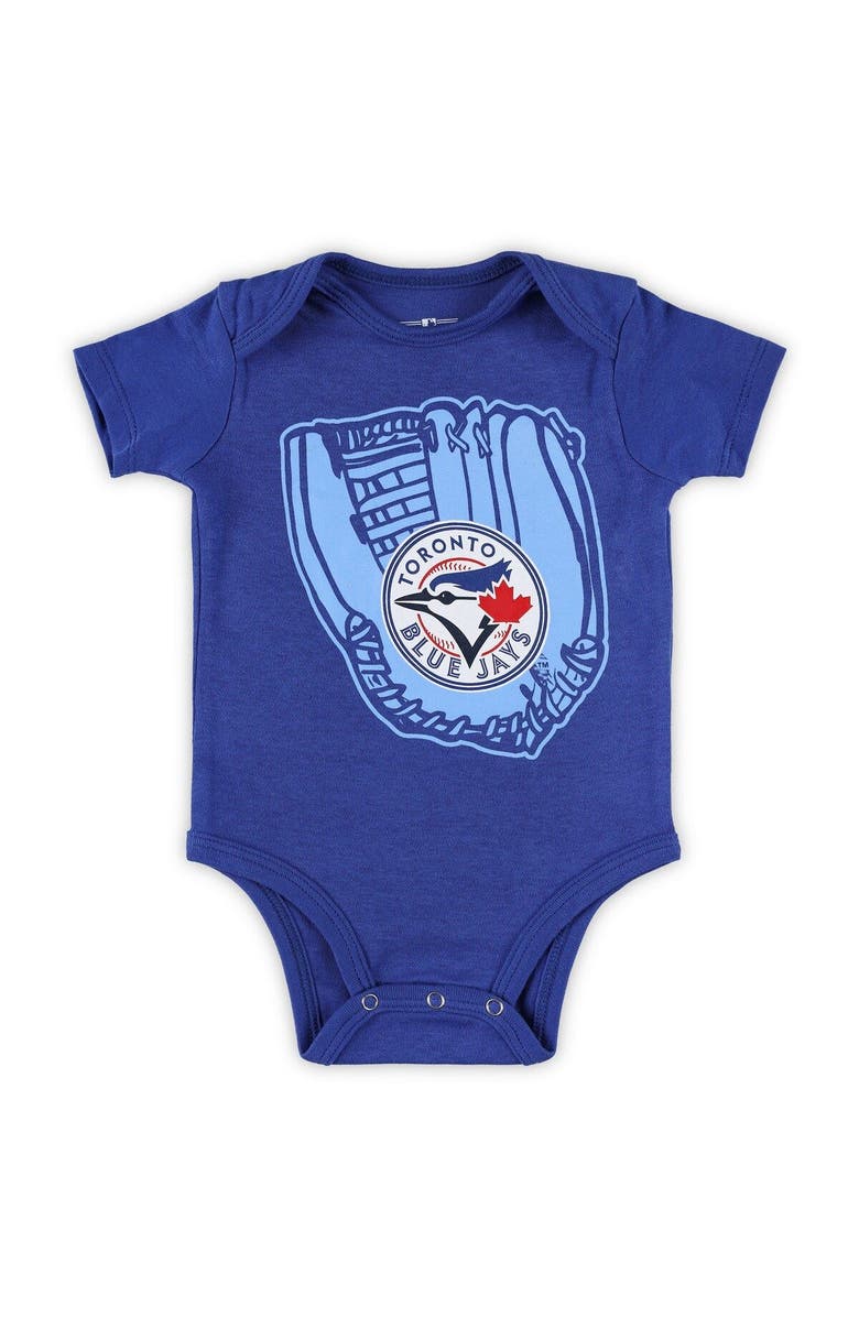 Outerstuff Newborn & Infant Royal/Powder Blue/White Toronto Blue Jays Minor League Player Three-Pack Bodysuit Set, Alternate, color, Royal