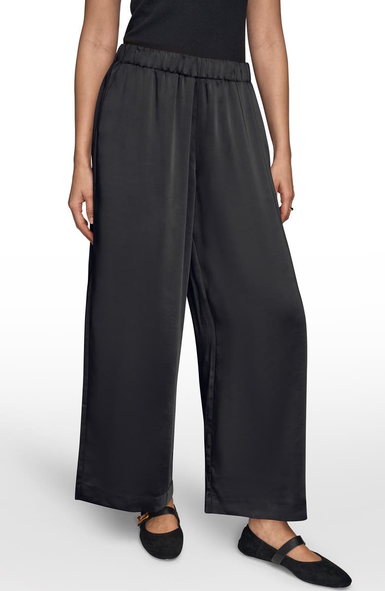 Donna Karan New York Wide Leg Pants, Main, color, Black