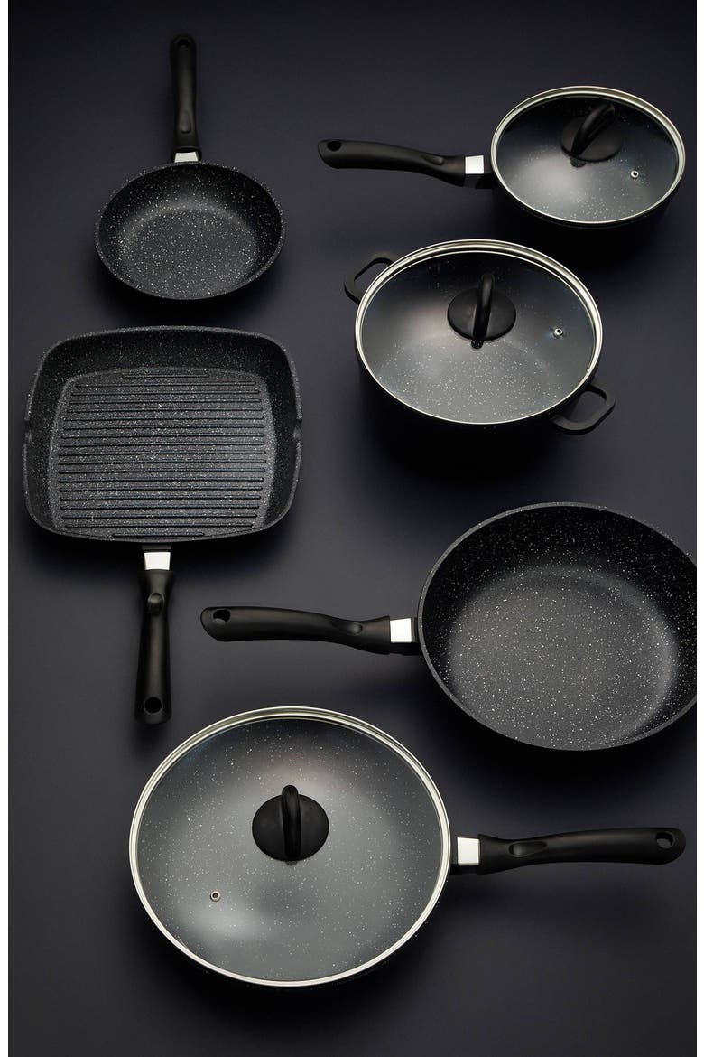 STONE™ 9-Piece Cookware Set, Alternate, color, BLACK